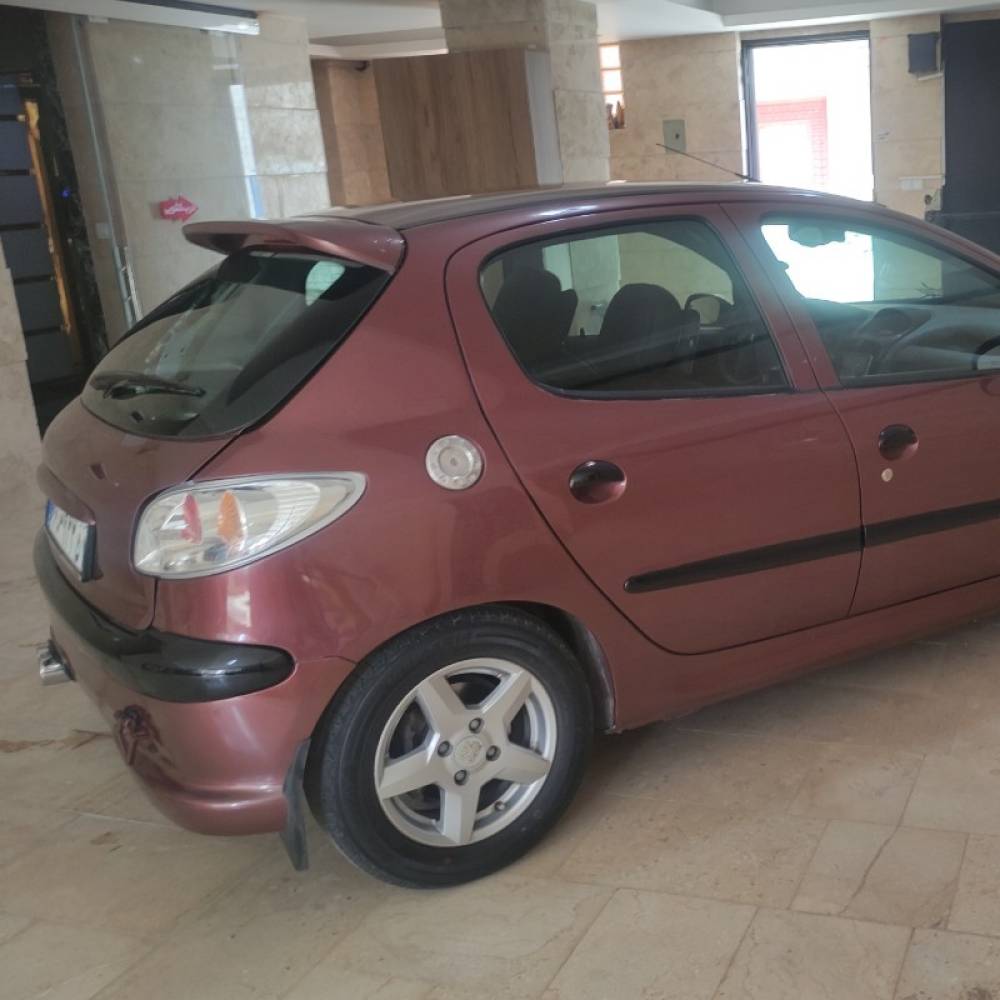 پژو مدل 206 سال 1385  کارکرده