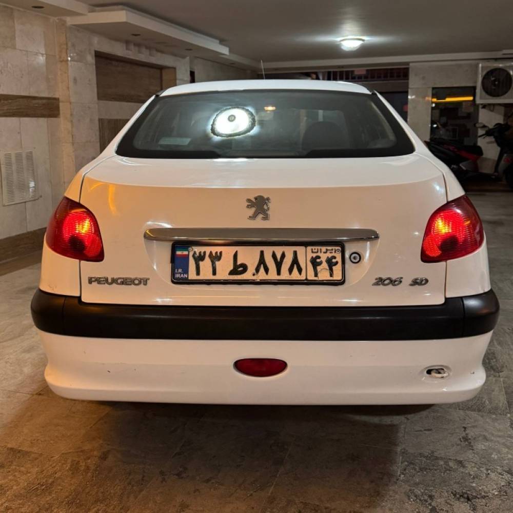 پژو مدل 206 SD V9 سال 1390  کارکرده