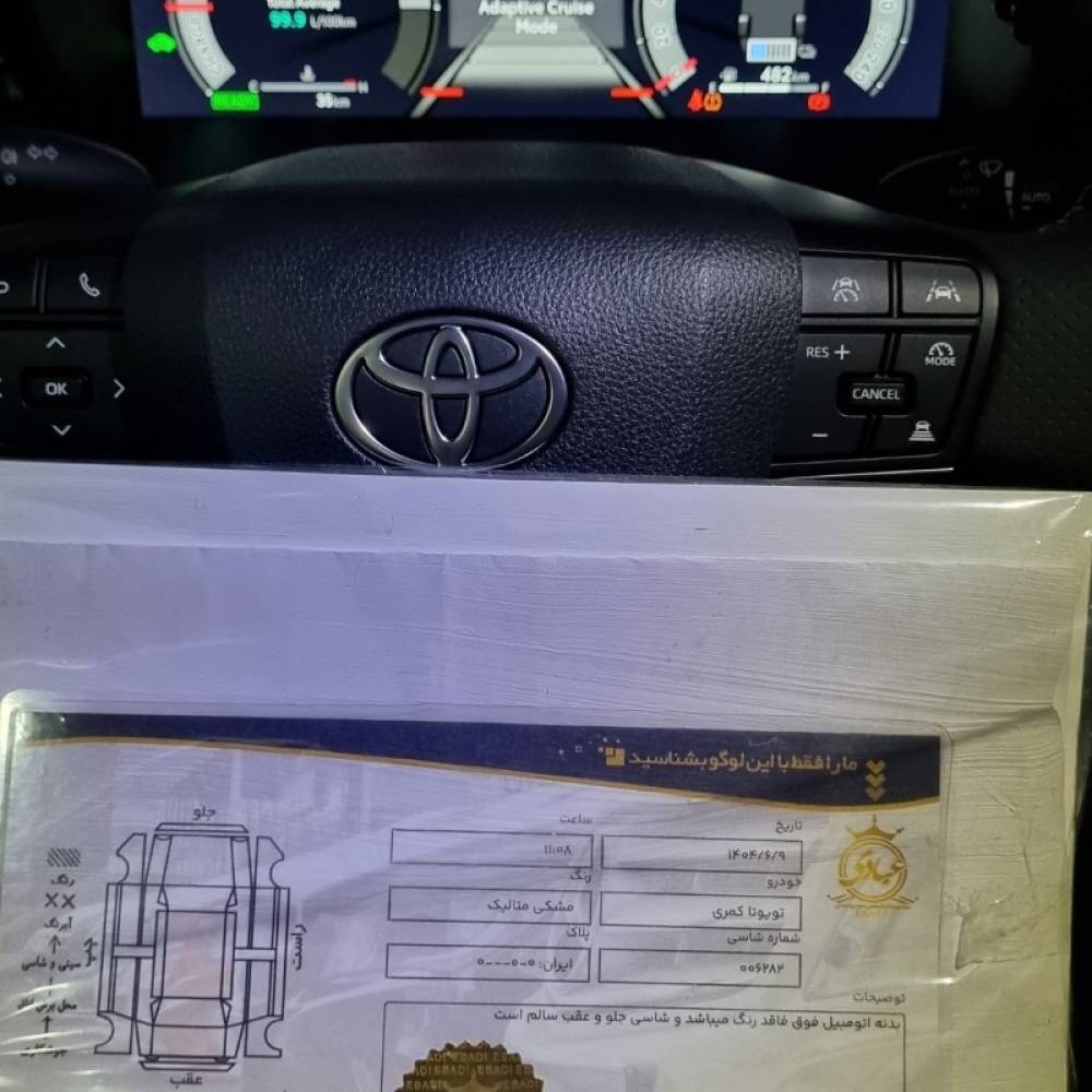 تویوتا مدل کمری 2.5 لیتر GLE سال 2024  کارکرده