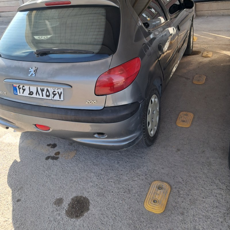 پژو مدل 206 تیپ 2 سال 1384  کارکرده