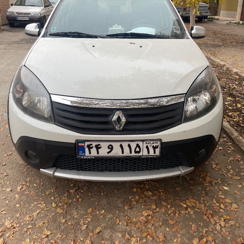 رنو مدل ساندرو استپ وی اتوماتیک سال 1396  کارکرده