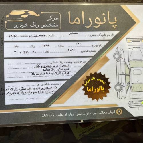 پژو مدل 206 تیپ 2 سال 1399  کارکرده