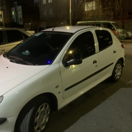 پژو مدل 206 تیپ 2 سال 1395  کارکرده