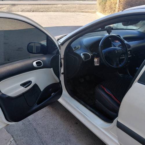 پژو مدل 206 تیپ 2 سال 1389  کارکرده