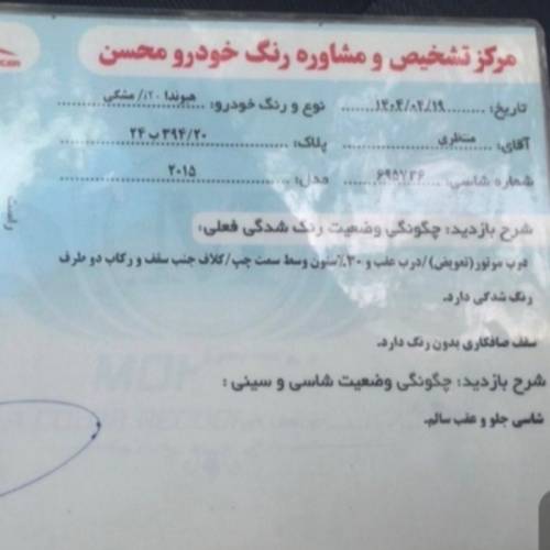 هیوندای مدل I20 سال 2015  کارکرده