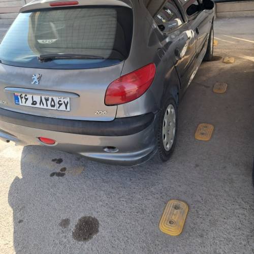 پژو مدل 206 تیپ 2 سال 1384  کارکرده