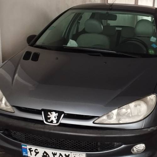 پژو مدل 206 تیپ 2 سال 1388  کارکرده