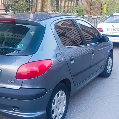 پژو مدل 206 تیپ 2 سال 1387  کارکرده